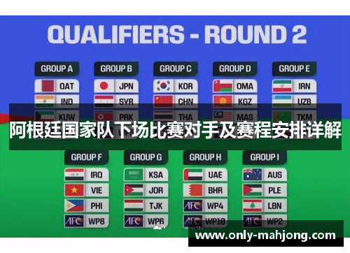 阿根廷国家队下场比赛对手及赛程安排详解